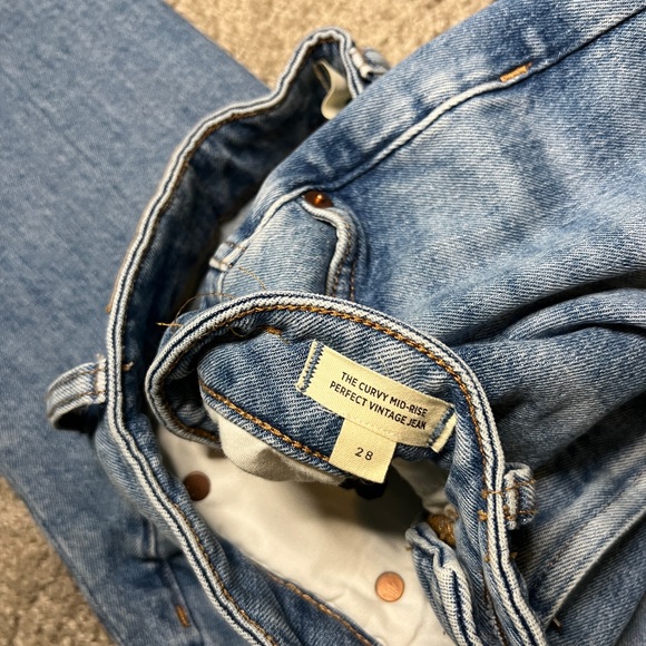 Madewell curvy mid rise vintage Jean - Picture 2 of 6